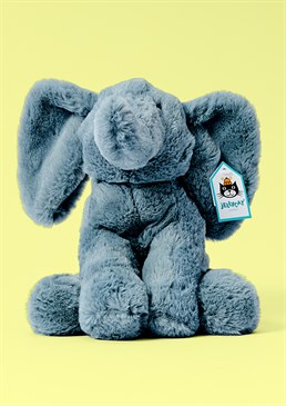 <ul>
    <li>Introducing an elephant-astic cuddle buddy!&nbsp;</li>
    <li>Super soft and extra floppy, Huggady Elephant by Jellycat is great for bedtime snuggles and makes the perfect gift for a little one.&nbsp;</li>
    <li>With big, grey-blue ears, furry trunk and black, button eyes we dare you not to fall in love with this adorable elephant!&nbsp;</li>
    <li>Dimensions: 22cm high, 12cm wide&nbsp;</li>
</ul>